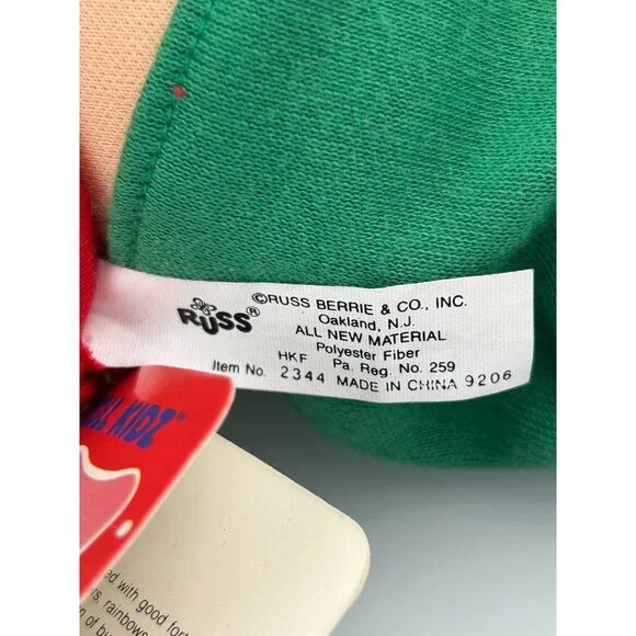 Troll Kidz "Buster" by Russ Stuffed w/ Tags Hoodie Vintage Toy Collectible Doll - Picture 14 of 16